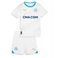 Dětský fotbalový dres Olympique de Marseille 2023-24 Domácí Krátký Rukáv (+ trenýrky)